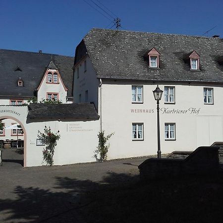 Weinhaus Kurtrierer Hof Hotel Leiwen Exterior foto